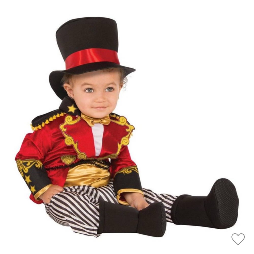 Ringmaster Kids Costume - Red and Black